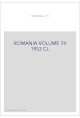 ROMANIA VOLUME 74 ( 1953 ) CL