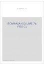 ROMANIA VOLUME 76 ( 1955 ) CL