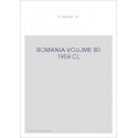 ROMANIA VOLUME 80 ( 1959 ) CL