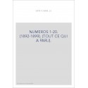 NUMEROS 1-20. (1892-1899). (TOUT CE QUI A PARU).