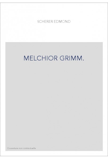 MELCHIOR GRIMM.