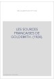 LES SOURCES FRANCAISES DE GOLDSMITH. (1924).