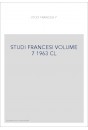 STUDI FRANCESI VOLUME 7 (1963)