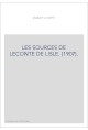 LES SOURCES DE LECONTE DE LISLE. (1907).