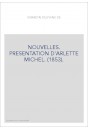 NOUVELLES. PRESENTATION D'ARLETTE MICHEL. (1853).
