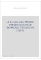 LE SOLEIL DES MORTS. PRESENTATION DE RAYMOND TROUSSON. (1897).