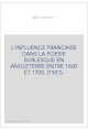 L'INFLUENCE FRANCAISE DANS LA POESIE BURLESQUE EN ANGLETERRE ENTRE 1600 ET 1700. (1931).
