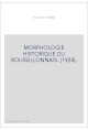 MORPHOLOGIE HISTORIQUE DU ROUSSILLONNAIS. (1924).
