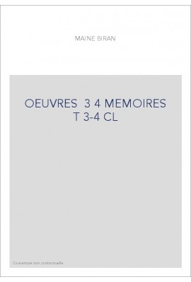 MEMOIRES T 3-4 CL