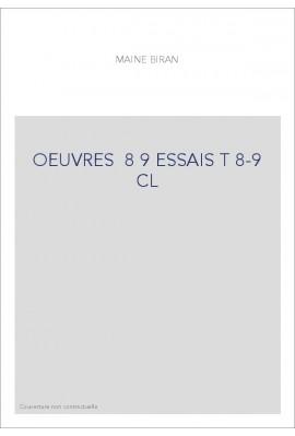 ESSAIS T 8-9 CL