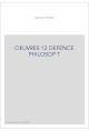 DEFENCE PHILOSOP T 12