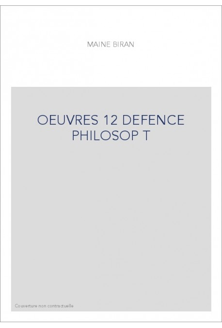 DEFENCE PHILOSOP T 12