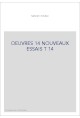 NOUVEAUX ESSAIS T 14