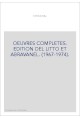 OEUVRES COMPLETES. EDITION DEL LITTO ET ABRAVANEL. (1967-1974).
