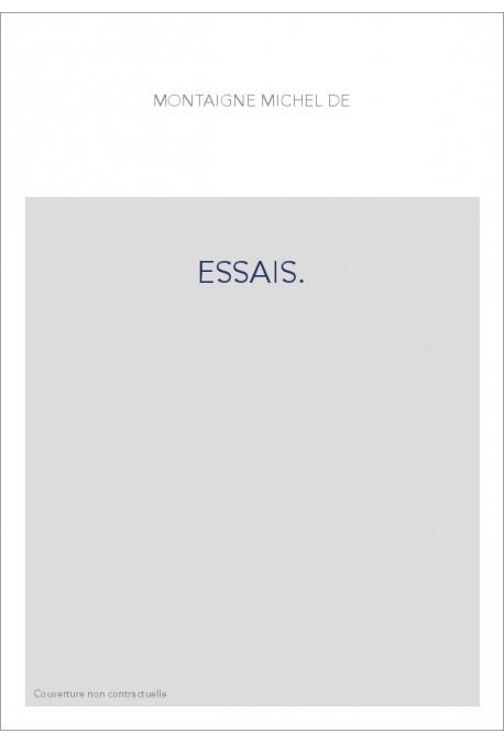ESSAIS.