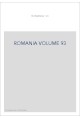 ROMANIA VOLUME 93