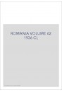 ROMANIA VOLUME 62 1936 CL