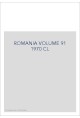 ROMANIA VOLUME 91 1970 CL