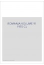 ROMANIA VOLUME 91 1970 CL