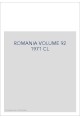 ROMANIA VOLUME 92 1971 CL