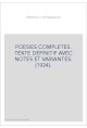 POESIES COMPLETES. TEXTE DEFINITIF AVEC NOTES ET VARIANTES. (1924).