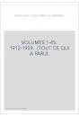 REVUE DES ETUDES NAPOLEONIENNES VOLUMES 1-45. 1912-1939. (TOUT CE QUI A PARU).