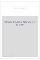 REVUE DES ETUDES NAPOLEONIENNES T 7