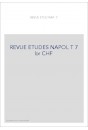 REVUE DES ETUDES NAPOLEONIENNES T 7