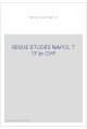 REVUE DES ETUDES NAPOLEONIENNES T 17