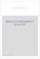REVUE DES ETUDES NAPOLEONIENNES T 22