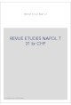 REVUE DES ETUDES NAPOLEONIENNES T 31