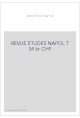 REVUE DES ETUDES NAPOLEONIENNES T 34