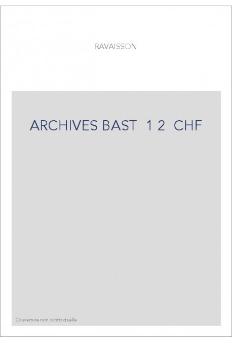 ARCH.BASTILLE T1-2 CHF