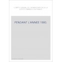 COMPTE GENERAL DE L'ADMINISTRATION DE LA JUSTICE CRIMINELLE EN FRANCE PENDANT L'ANNEE 1880.
