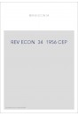 REVUE D'HISTOIRE ECONOMIQUE ET SOCIALE T34(1956)