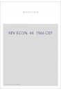 REVUE D'HISTOIRE ECONOMIQUE ET SOCIALE T44(1966)