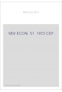REVUE D'HISTOIRE ECONOMIQUE ET SOCIALE T51(1973)