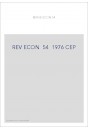 REV.ECON.54(1976) CEP