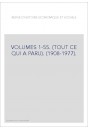 REVUE D'HISTOIRE ECONOMIQUE ET SOCIALE VOLUMES 1-55. (TOUT CE QUI A PARU). (1908-1977).