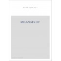 MELANGES DIF