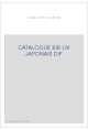 CATALOGUE BIB LIV JAPONAIS DIF