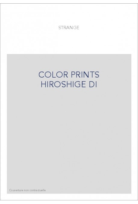 COLOR PRINTS HIROSHIGE DI