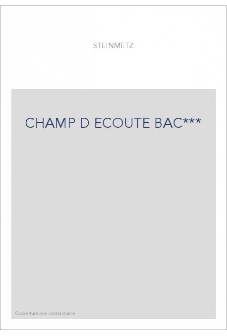 CHAMP D ECOUTE BAC***