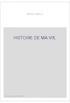 HISTOIRE DE MA VIE.