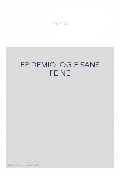 EPIDEMIOLOGIE SANS PEINE
