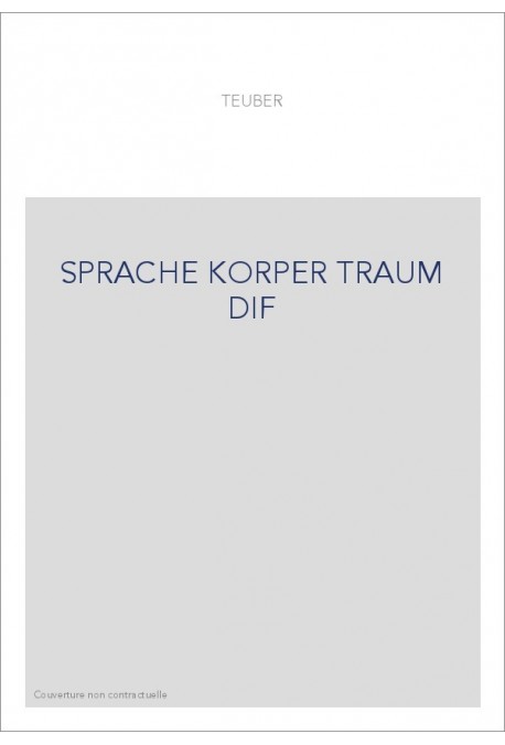 SPRACHE KORPER TRAUM DIF