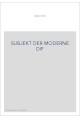 SUBJEKT DER MODERNE DIF