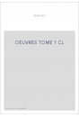 OEUVRES TOME 1 CL