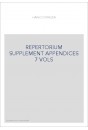 REPERTORIUM BIBLIOGRAPHICUM.AVEC LE SUPPLEMENT ET LES APPENDICES.