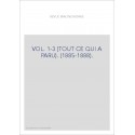 VOL. 1-3 (TOUT CE QUI A PARU). (1885-1888).